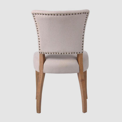 Claude Oakwood Dining Chair Beige