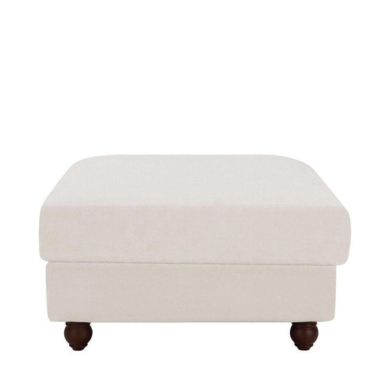Slip Cover Only - Noosa Hamptons Ottoman Pebble