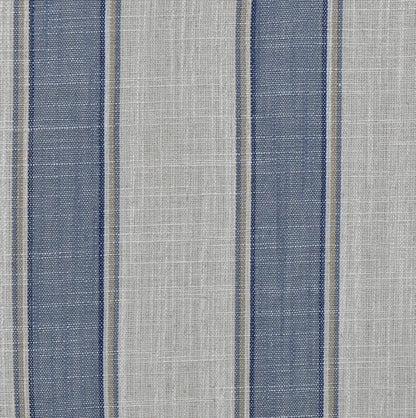 Bondi Hamptons Armchair Blue Sky Stripe W/White Piping
