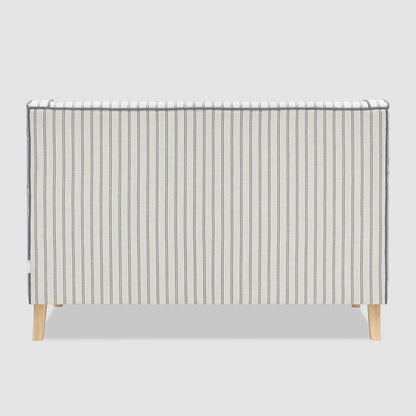 Bondi Hamptons 2 Seat Sofa Blue/White Pin Stripe