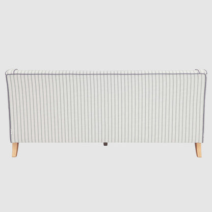 Bondi Hamptons 3 Seat Sofa Blue/White Pin Stripe