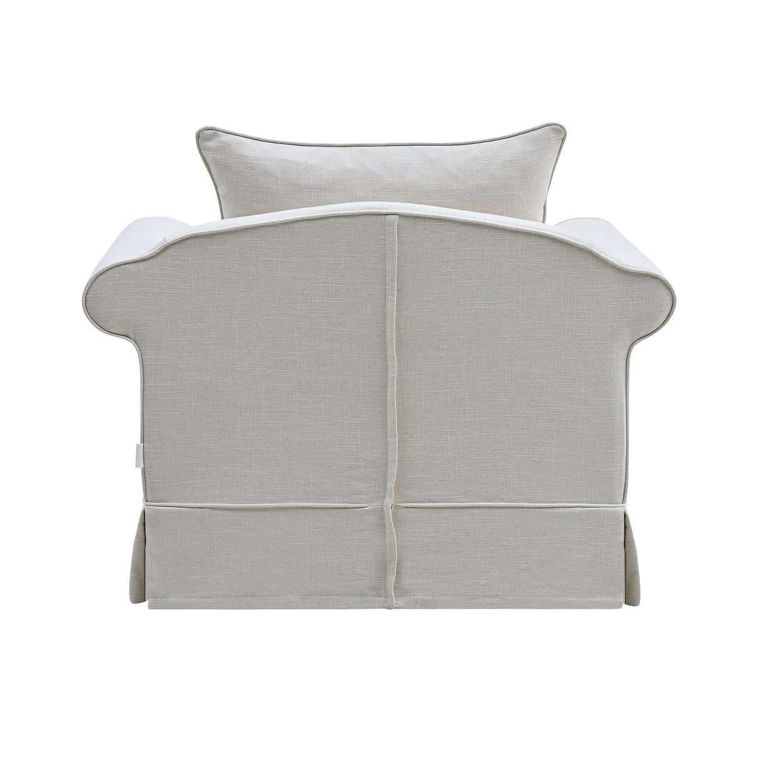 Slip Cover Only - Avalon Hamptons Armchair Ivory