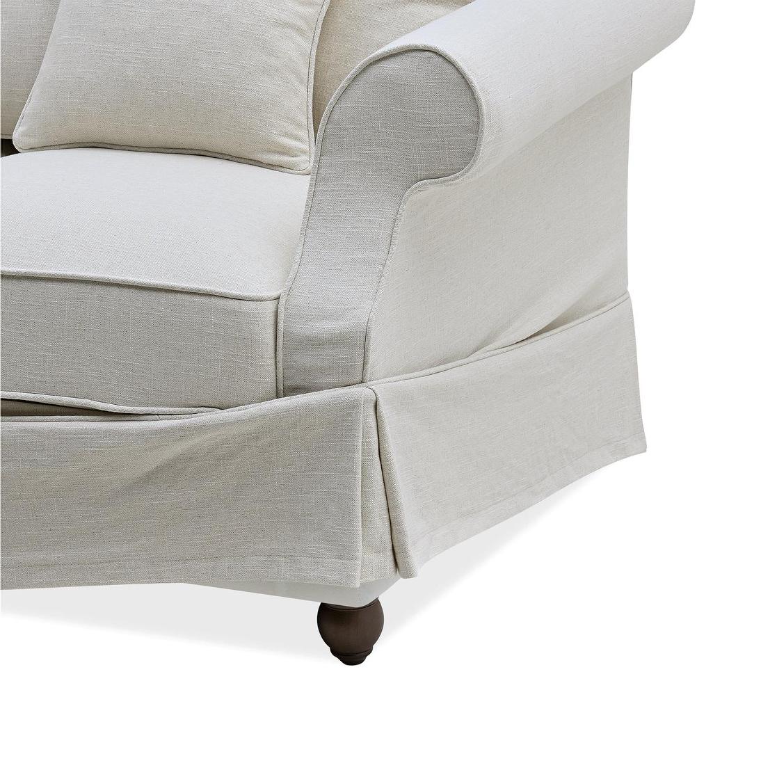 Slip Cover Only - Avalon Hamptons 2 Seat Sofa Ivory