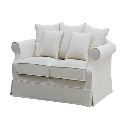 Slip Cover Only - Avalon Hamptons 2 Seat Sofa Ivory