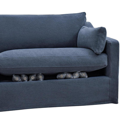 Slip Cover Only - Clovelly 4 Seat Sofa Navy