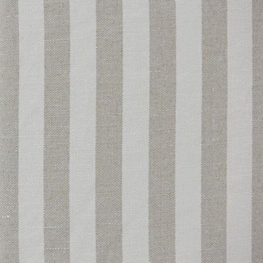 Slip Cover Only - Noosa Hamptons Snuggle Chair Natural Stripe With White Piping