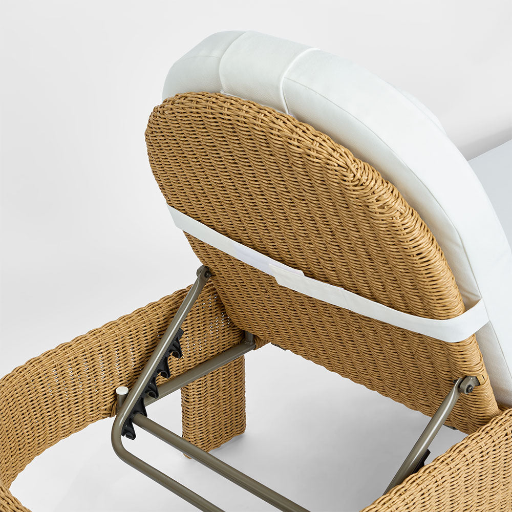 Cassius Sunlounge Natural Outdoor
