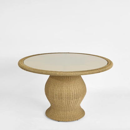 Cassius Round Dining Table Natural Outdoor 120cm