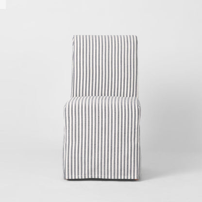 Slip Cover Only - Clifton Dining Chair Blue Stripe