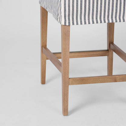 Slip Cover Only - Clifton Counter Stool Blue Stripe