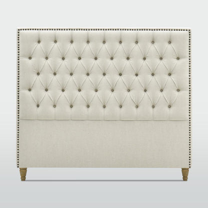 Queenscliff Tufted Bedhead King Beige