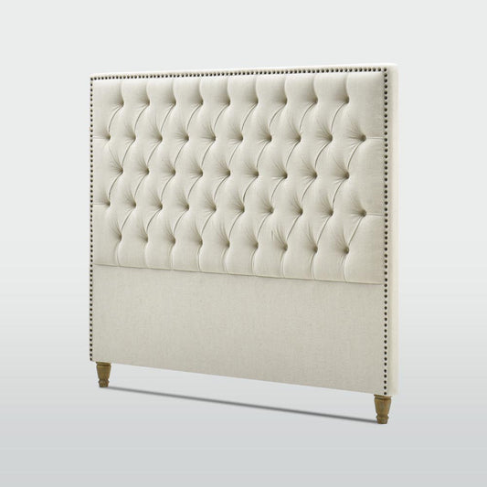 Queenscliff Tufted Bedhead King Beige