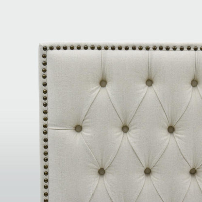 Queenscliff Tufted Bedhead King Beige