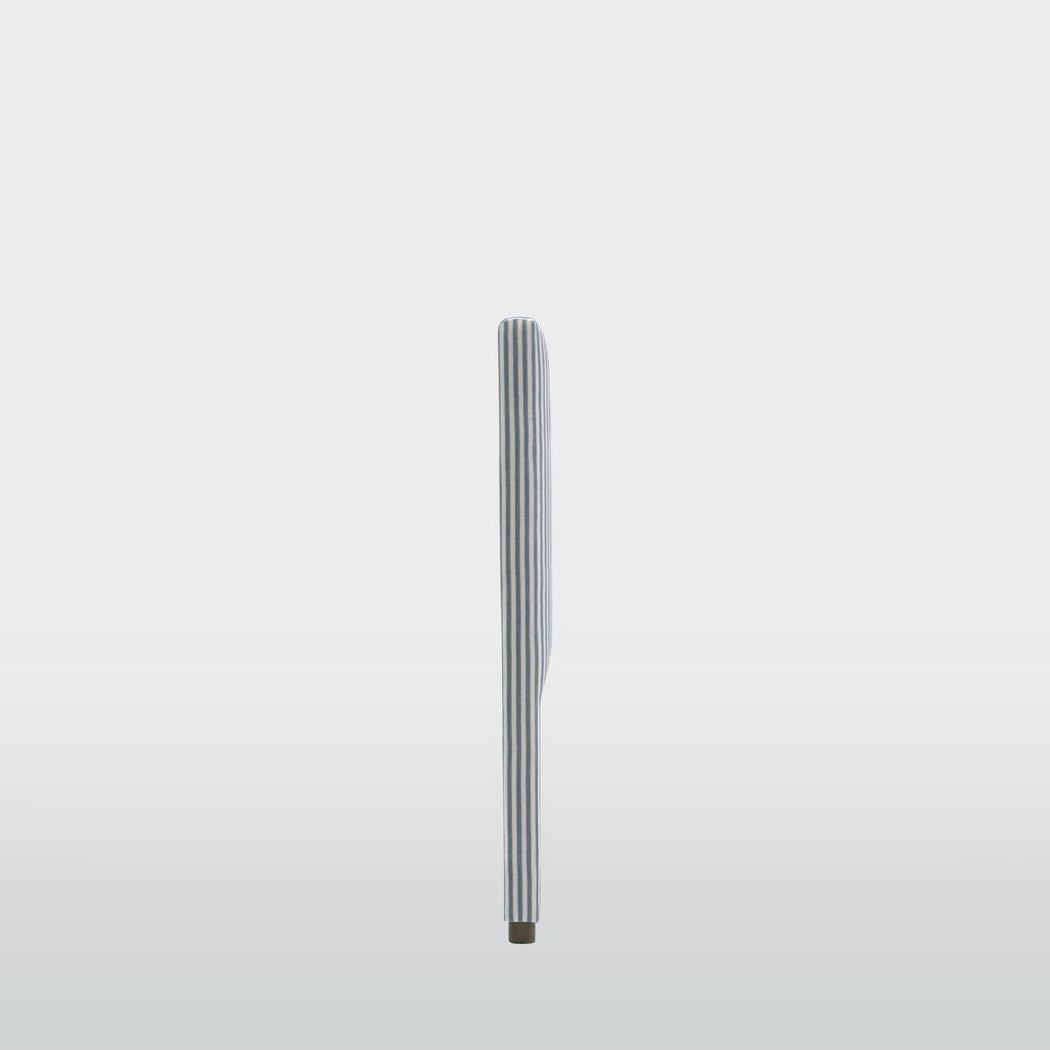 Newport Bedhead Queen White & Blue Pin stripe