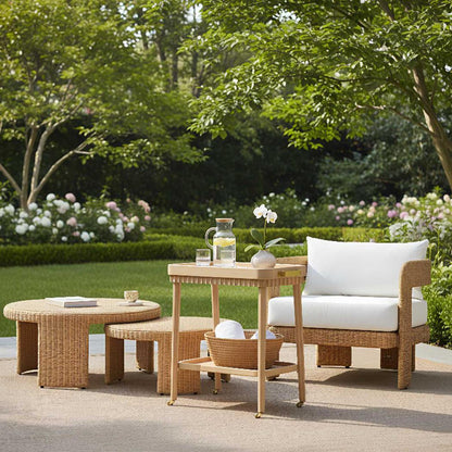 Cassius Outdoor Occasional ArmChair Natural