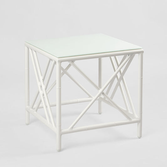 Elodie Outdoor Side Table White