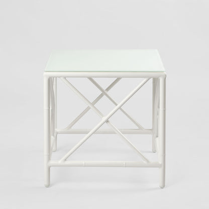 Elodie Outdoor Side Table White