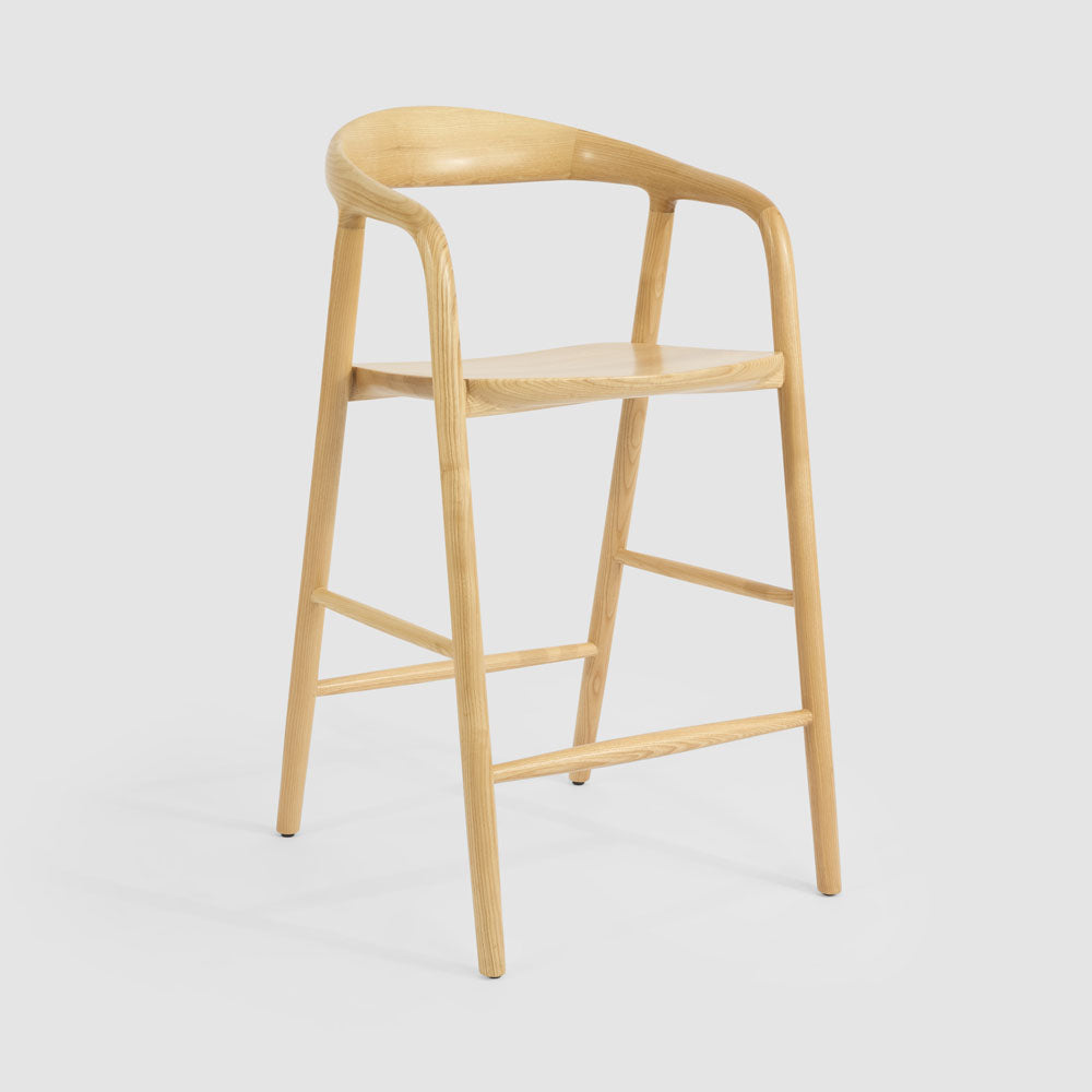 Mason Counter Stool Ash Natural Fabric