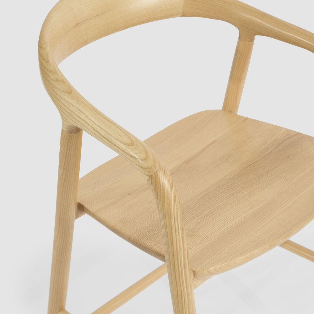 Mason Counter Stool Ash Natural Fabric