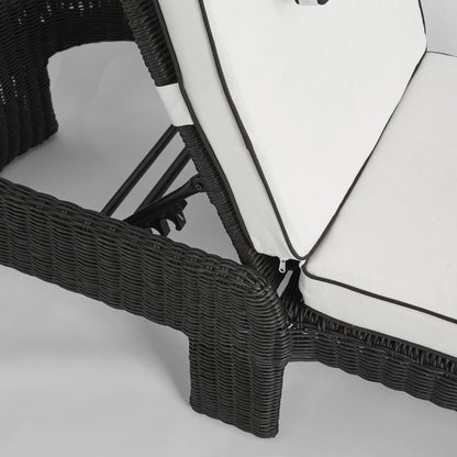 Cassius Sunlounge Outdoor Black