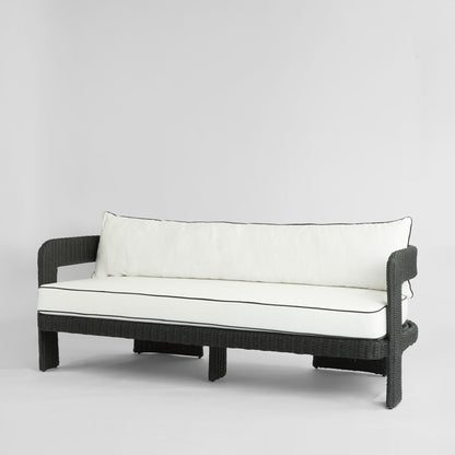 Cassius 3 Seat Sofa Outdoor Black