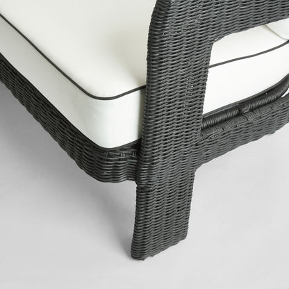 Cassius 3 Seat Sofa Outdoor Black