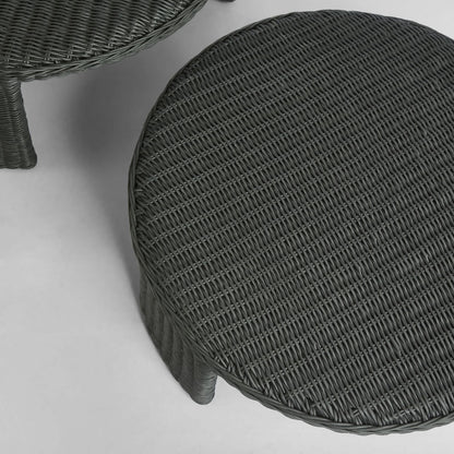 Cassius Coffee Tables Nest of 2 Outdoor Black