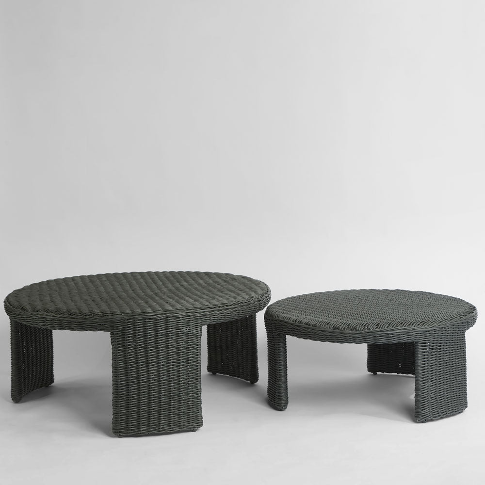 Cassius Coffee Tables Nest of 2 Outdoor Black