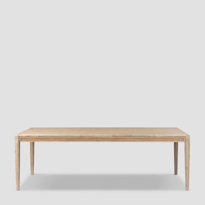 Bayview 240cm Dining Table Natural Whitewash