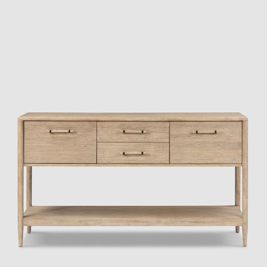 Bayview Consol Table Natural Whitewash