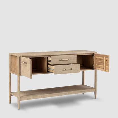 Bayview Console Table Natural Whitewash