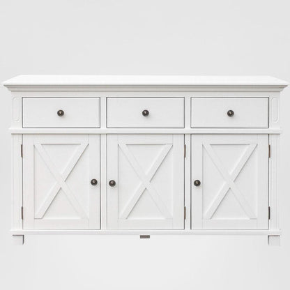 Sorrento 3 Door Hamptons 145cm Buffet White