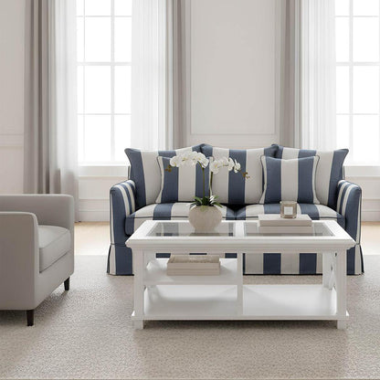 Sorrento Hamptons Rectangle 119cm Coffee Table White