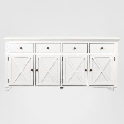 Sorrento 4 Door Hamptons 188cm Buffet White