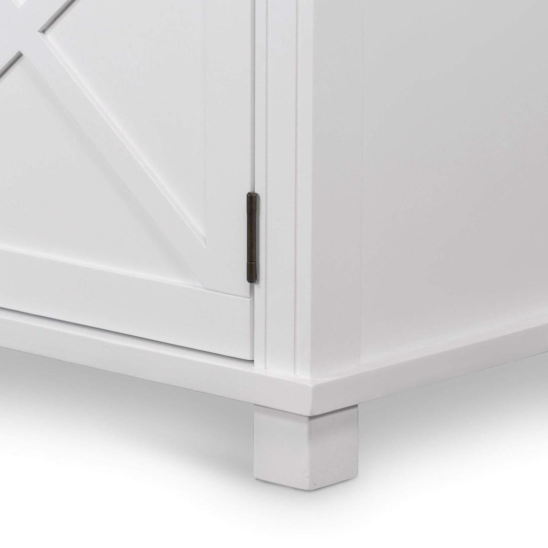 Sorrento Hamptons 170cm Media Unit White