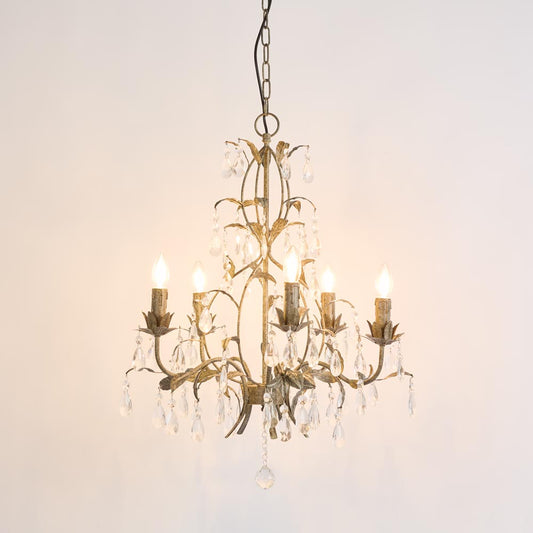 Medium Taupe Chandelier