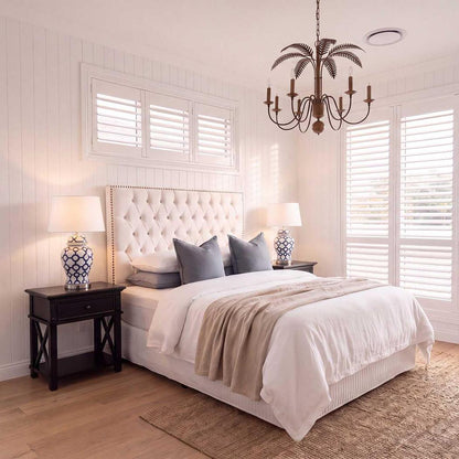 Palm Leaves Iron Chandelier 8 Lights