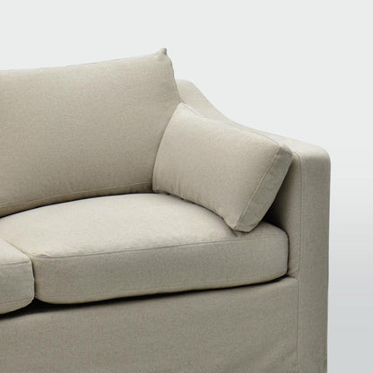 Clovelly 3 Seater Left Chaise Sofa Natural