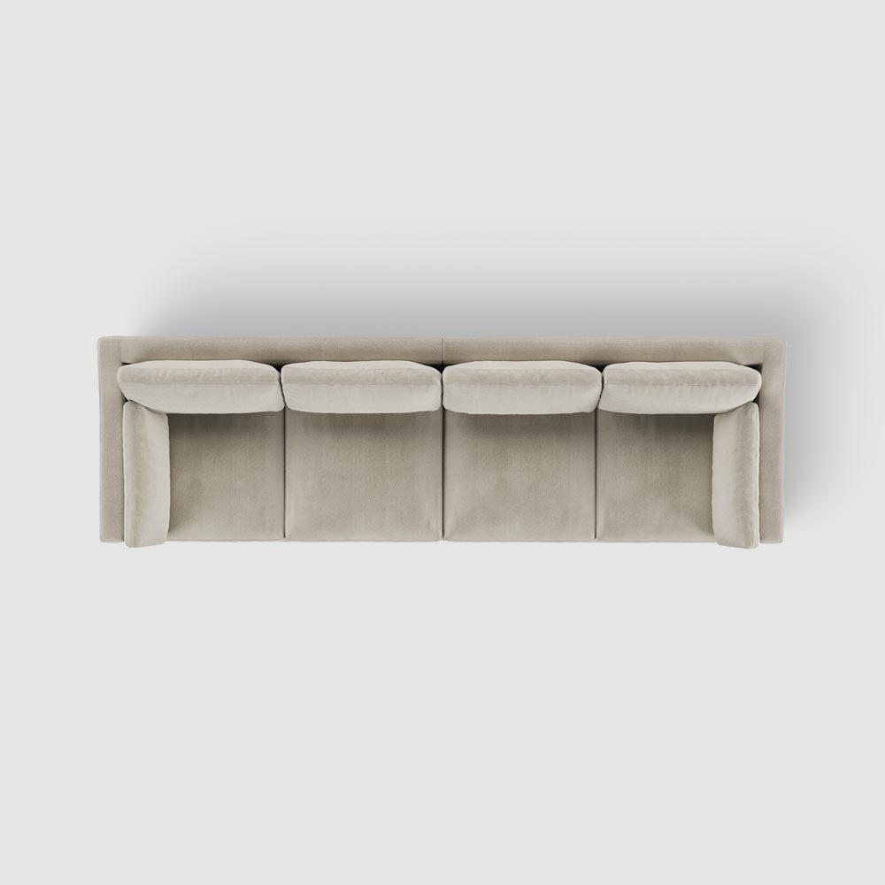 Clovelly 4 Seat Modular Sofa Natural