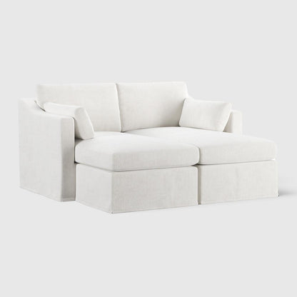 Clovelly Double Chaise Daybed Ivory