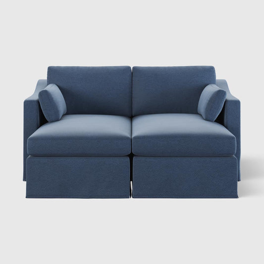 Clovelly Double Chaise Daybed Navy Covers Only