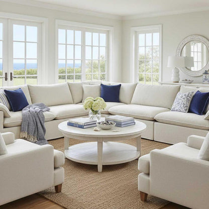 Norfolk 6 Seater Modular Beige
