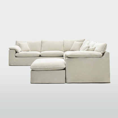 Norfolk 6 Seater Modular with Chaise (Reversible) Beige