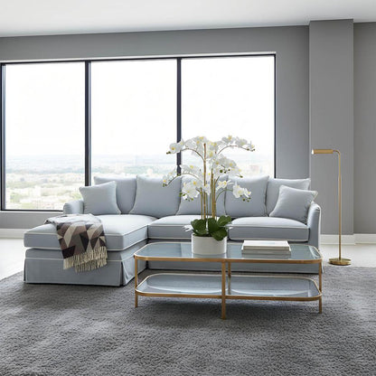 Noosa 3 Seater Left Chaise Sofa Beach