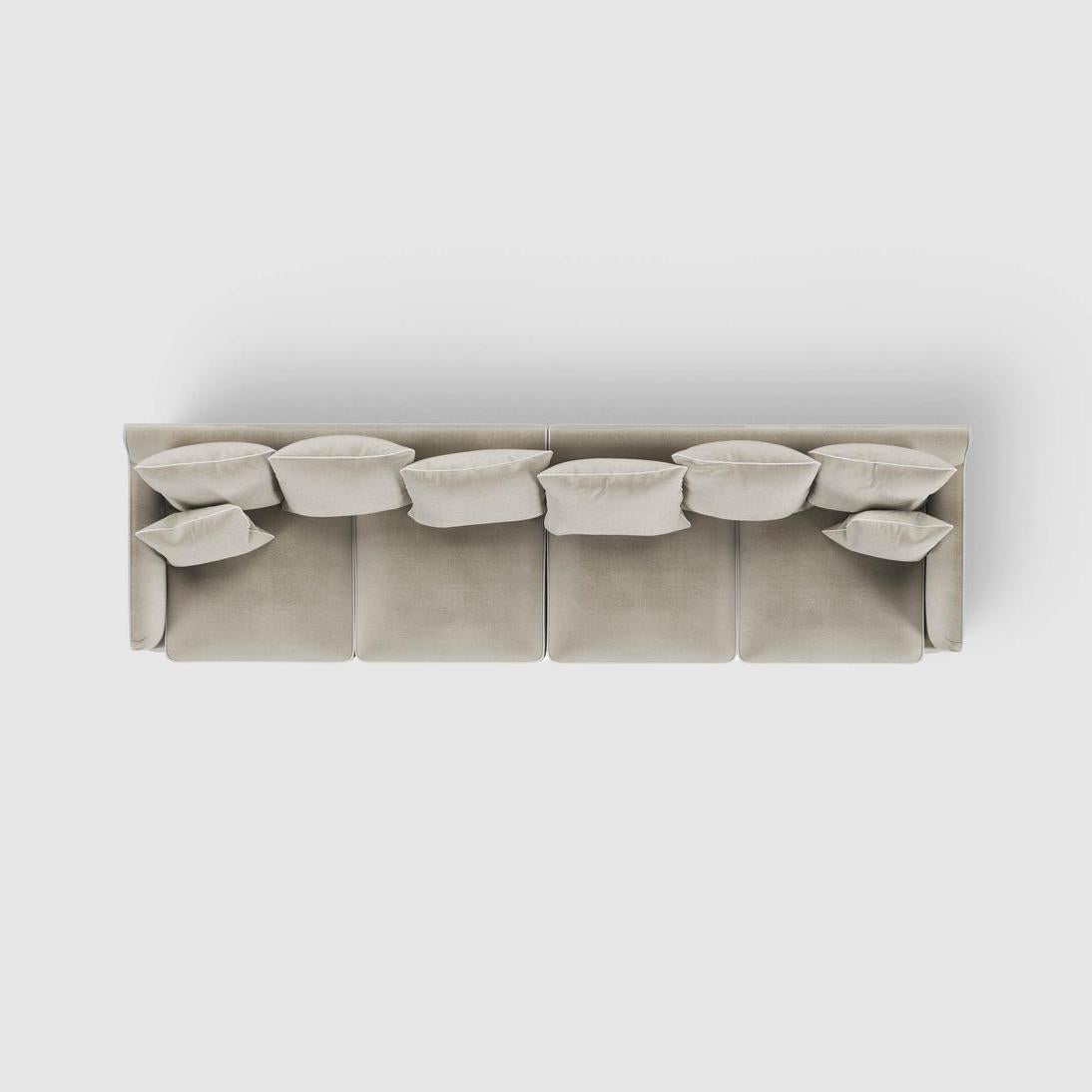 Noosa 4 Seat Modular Sofa Natural