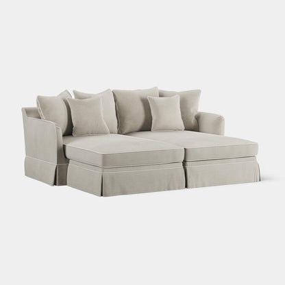 Noosa Double Chaise Daybed Natural