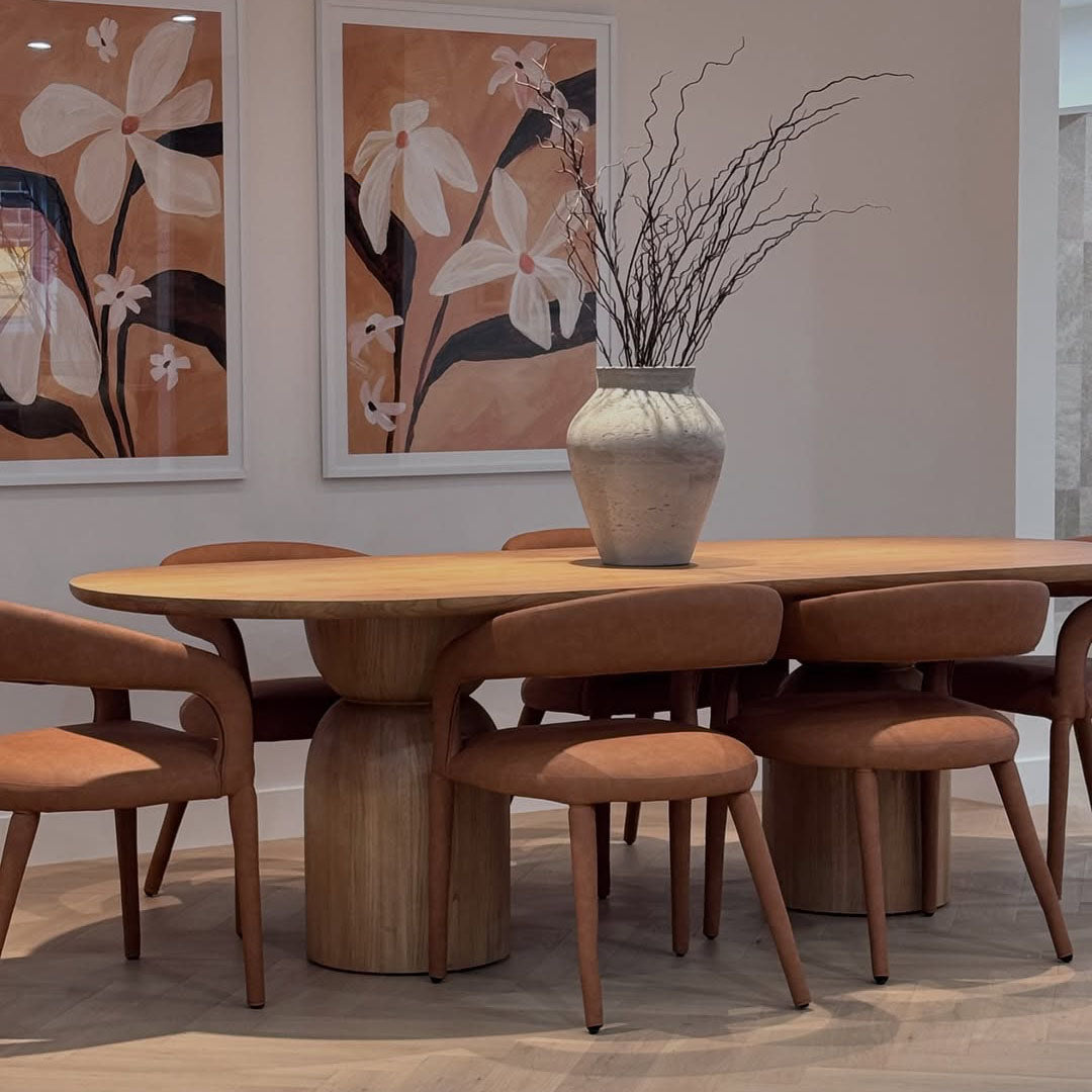 Nolan Dining Chair Tan PU