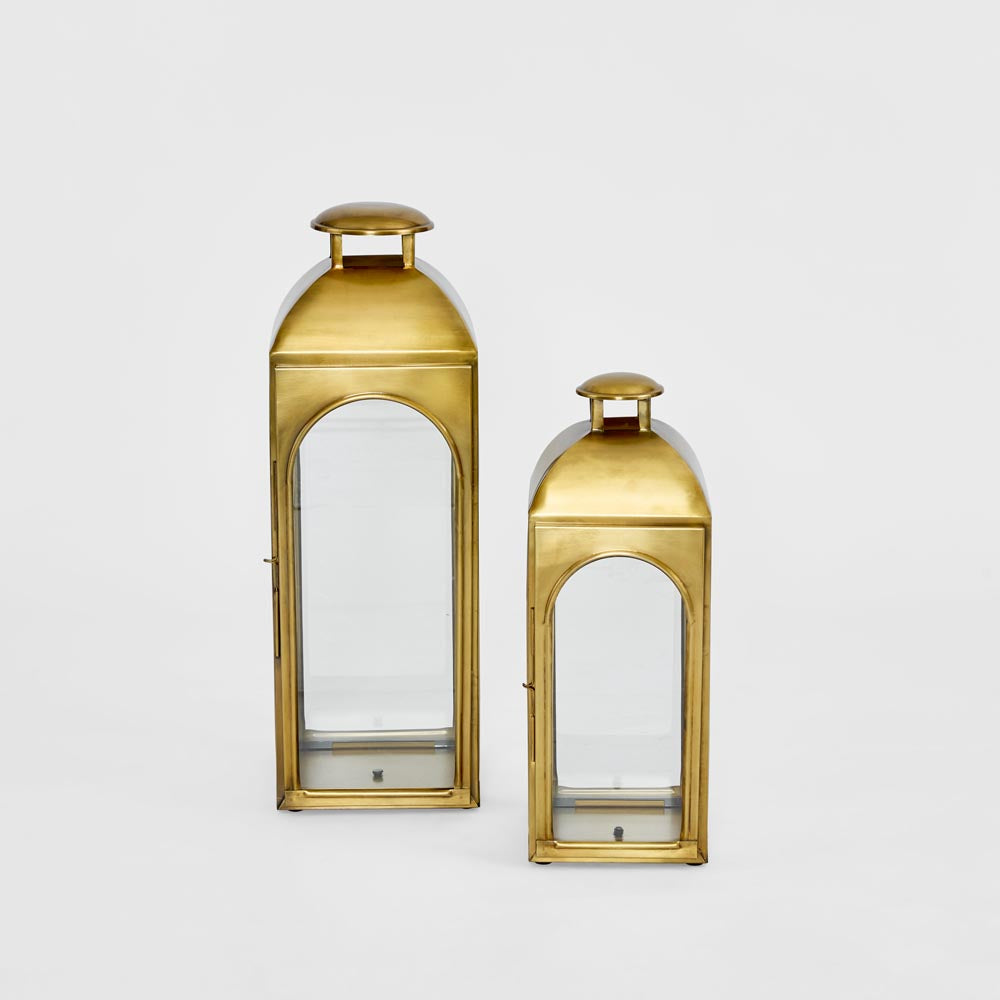 Coachhouse Lantern Small Brass - Outdoor
