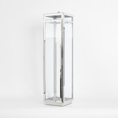 Charlotte Lantern Large Nickel - Outdoor