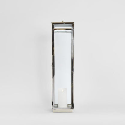 Charlotte Lantern Large Nickel - Outdoor